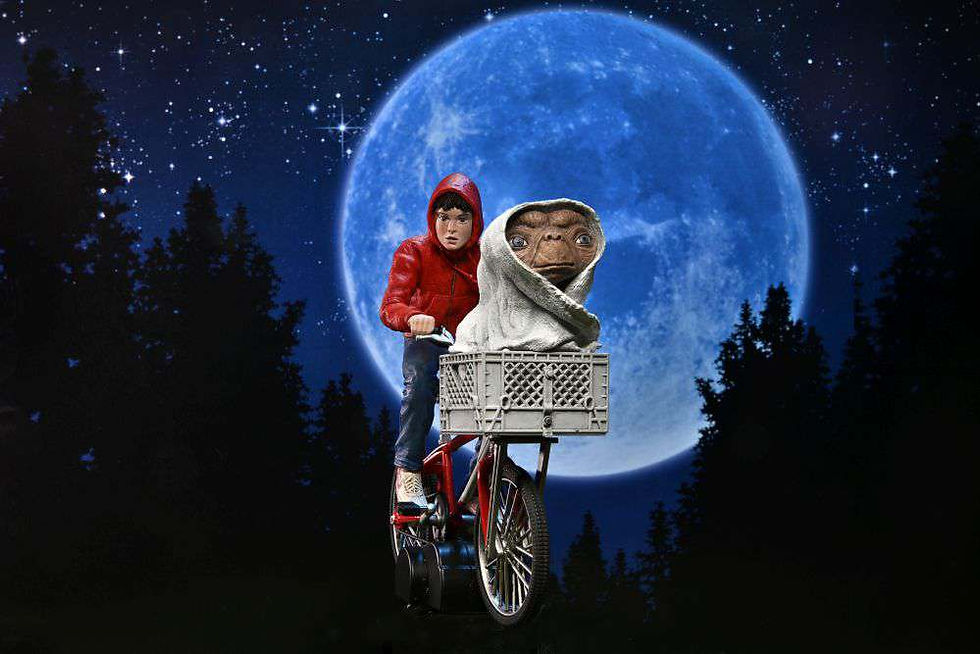 Thumbnail: E.T. 40th Ann Elliot&E.T. On Bicycle 17 cm
