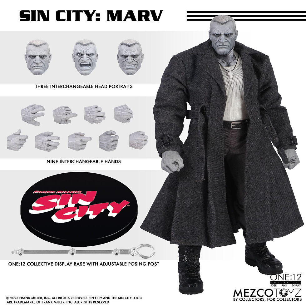 Miniatura: Action figure Sin City 1/12 Marv 17 cm