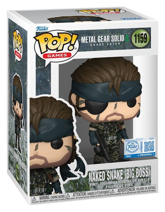 Metal Gear POP! Games Vinyl Figure 1159 Metal Gear Solid 3- Big Boss heo ex 9 cm