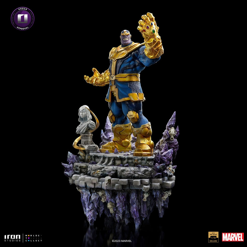 Miniatura: Marvel Deluxe BDS Art Scale Statue 1/10 Thanos Infinity Gaunlet Diorama 42 cm