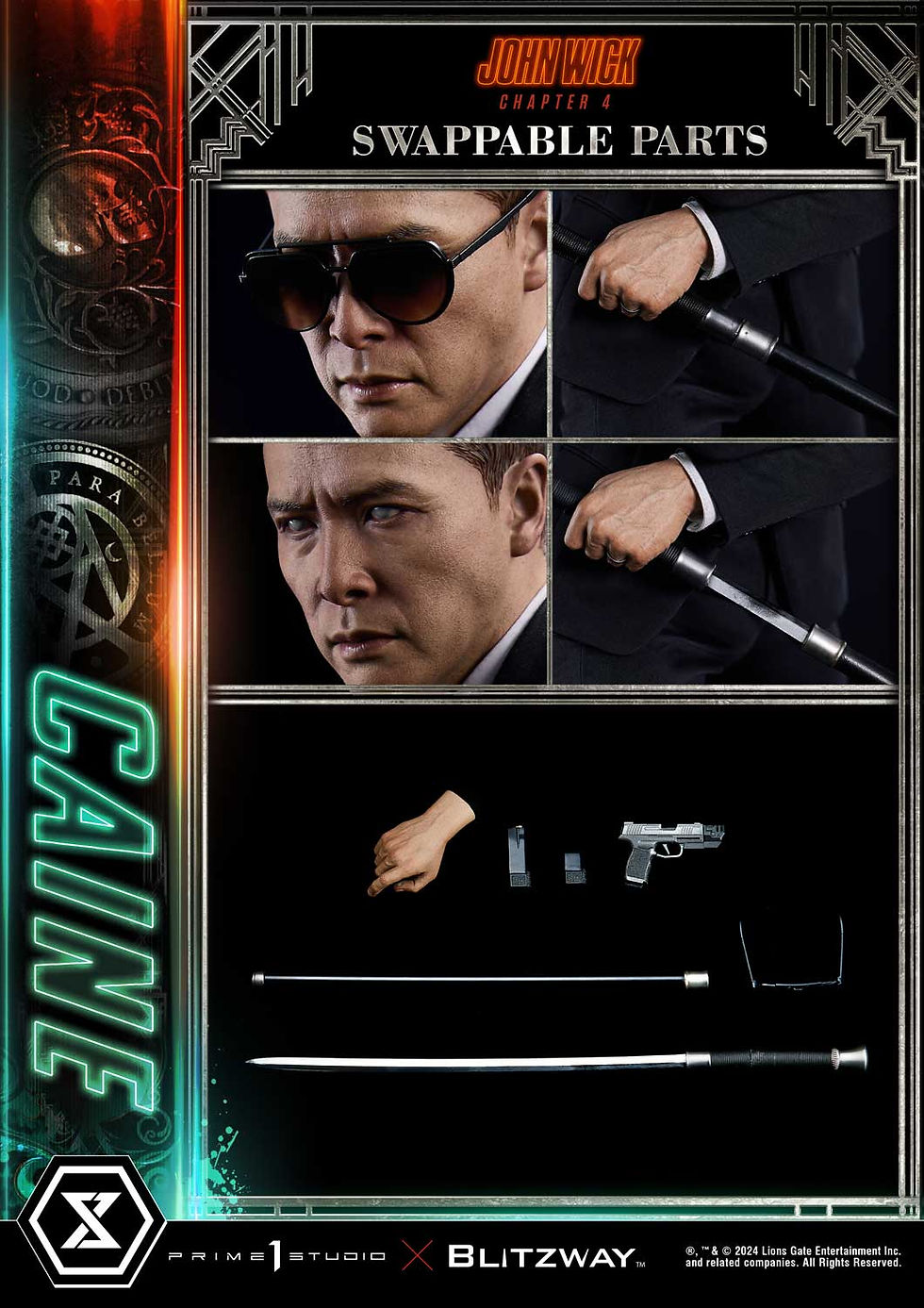 Miniatura: John Wick: Chapter 4 1/4 Caine DELUXE Vers.