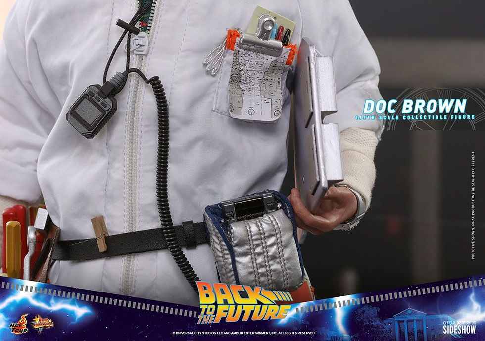 Miniatura: Back To The Future Movie Masterpiece Action Figure 1/6 Doc Brown 30 cm