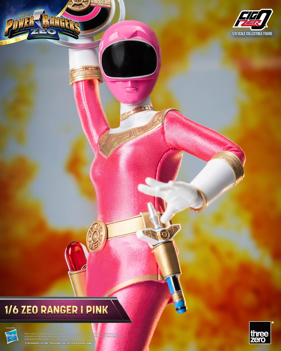 Thumbnail: Power Rangers Zeo FigZero Action Figure 1/6 Ranger I Pink 30 cm