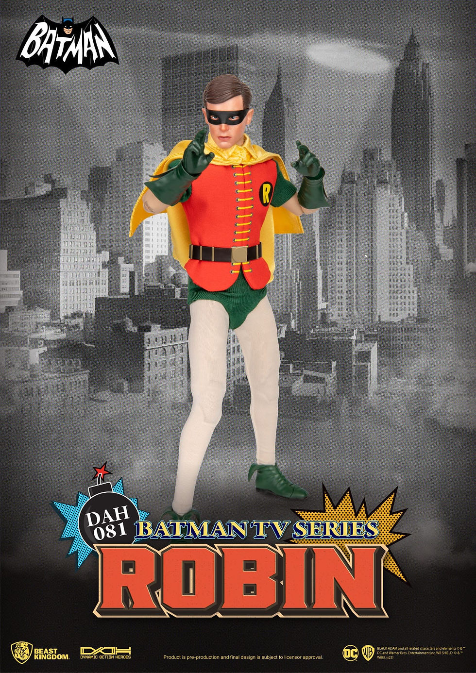 Miniatura: DC Comics Dynamic 8ction Heroes Action Figure 1/9 Batman TV Series Robin 24 cm