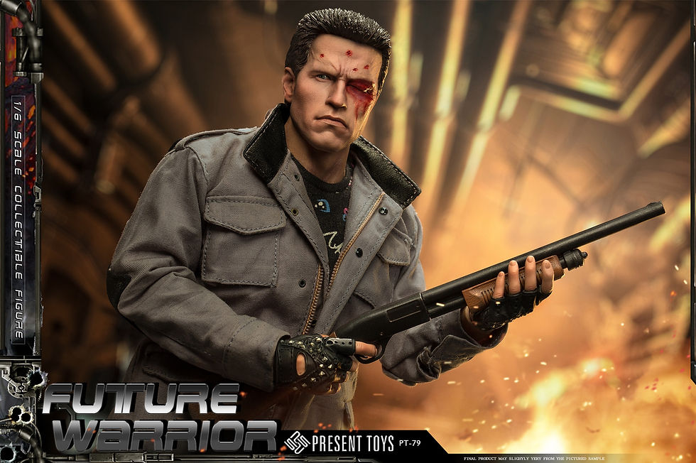 Miniatura: Present Toys Terminator 1/6 T-800 Future Warrior Pt-SP79