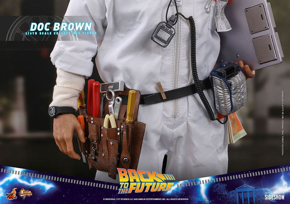 Thumbnail: Back To The Future Movie Masterpiece Action Figure 1/6 Doc Brown 30 cm