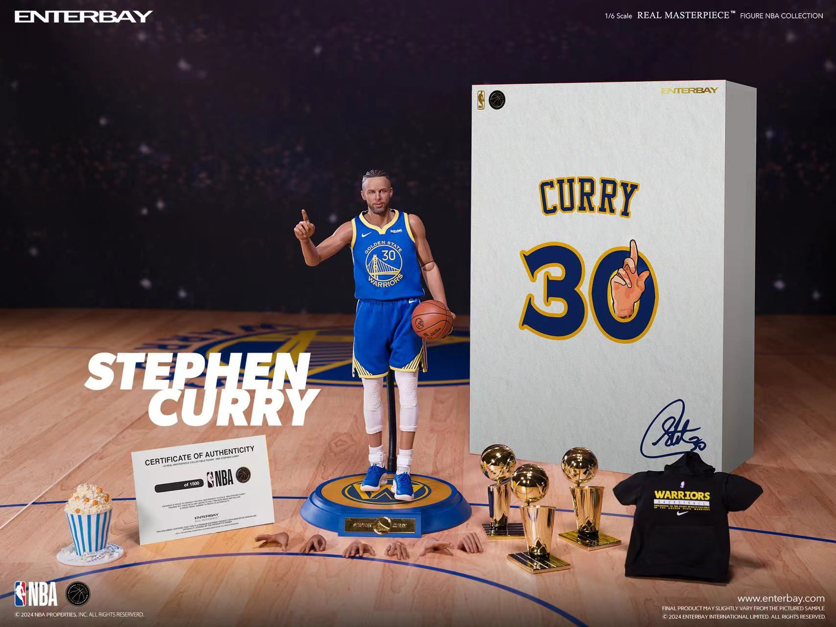 Enterbay NBA 1/6 Stephen Curry RM-1099