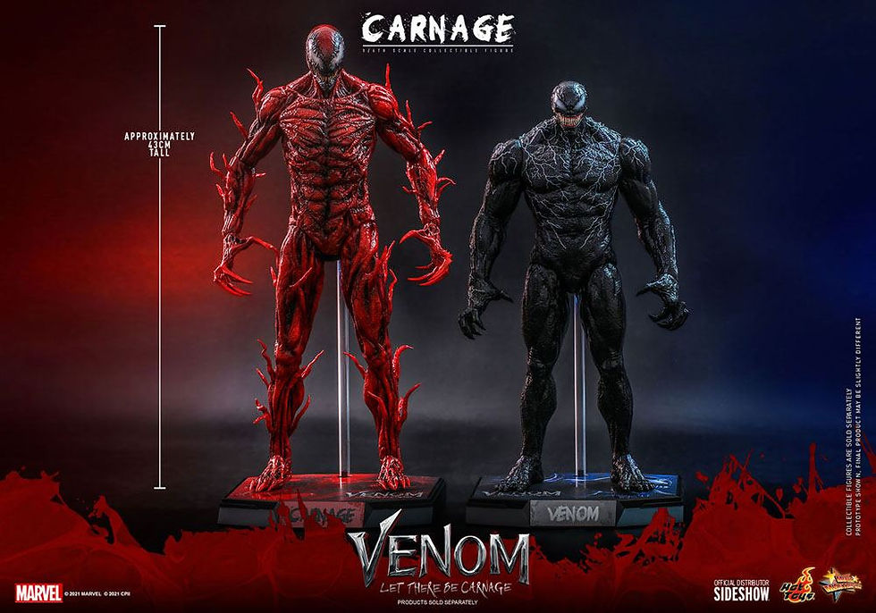 Miniatura: Venom: Let There Be Carnage Movie Masterpiece Series PVC 1/6 Carnage 43 cm