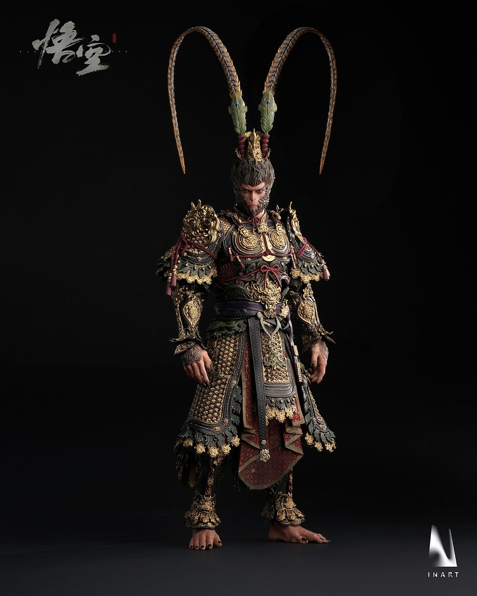 Miniatura: InArt Black Myth 1/6 Wukong Great Sage Armor Set MAG-015