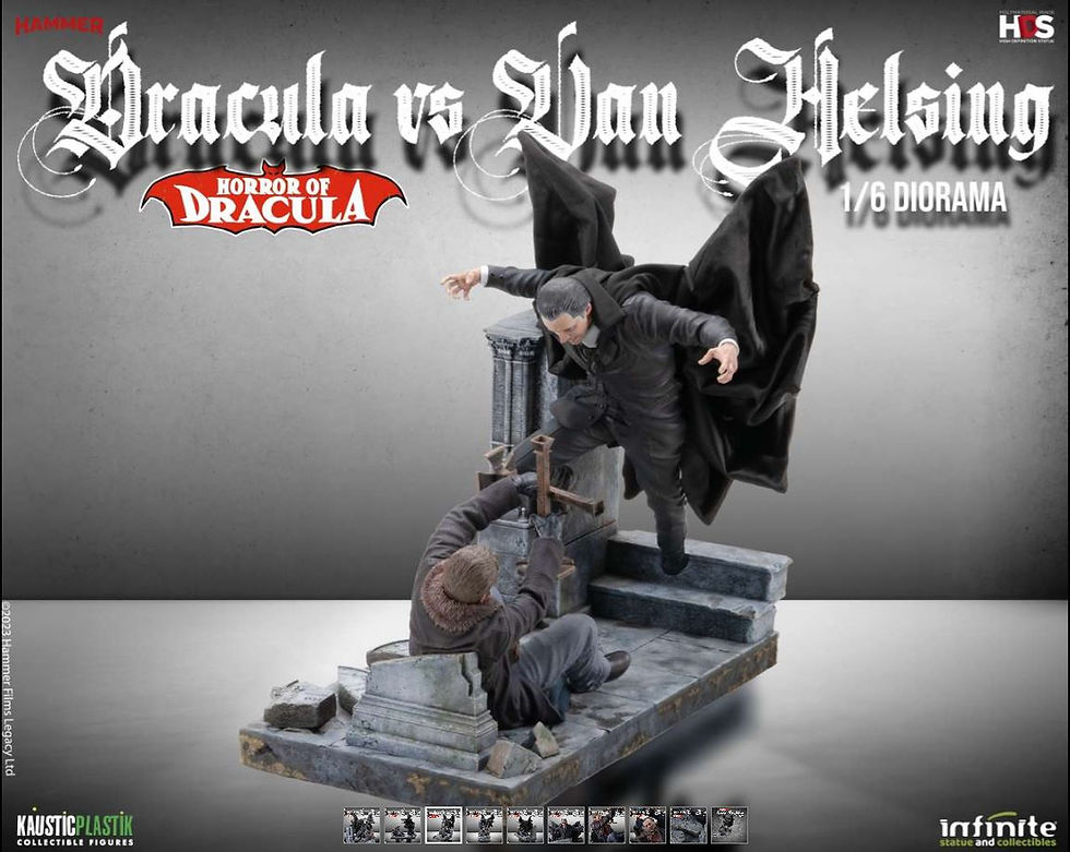 Miniatura: Horror Of Dracula - Dracula Vs Van Helsing 1/6 Diorama