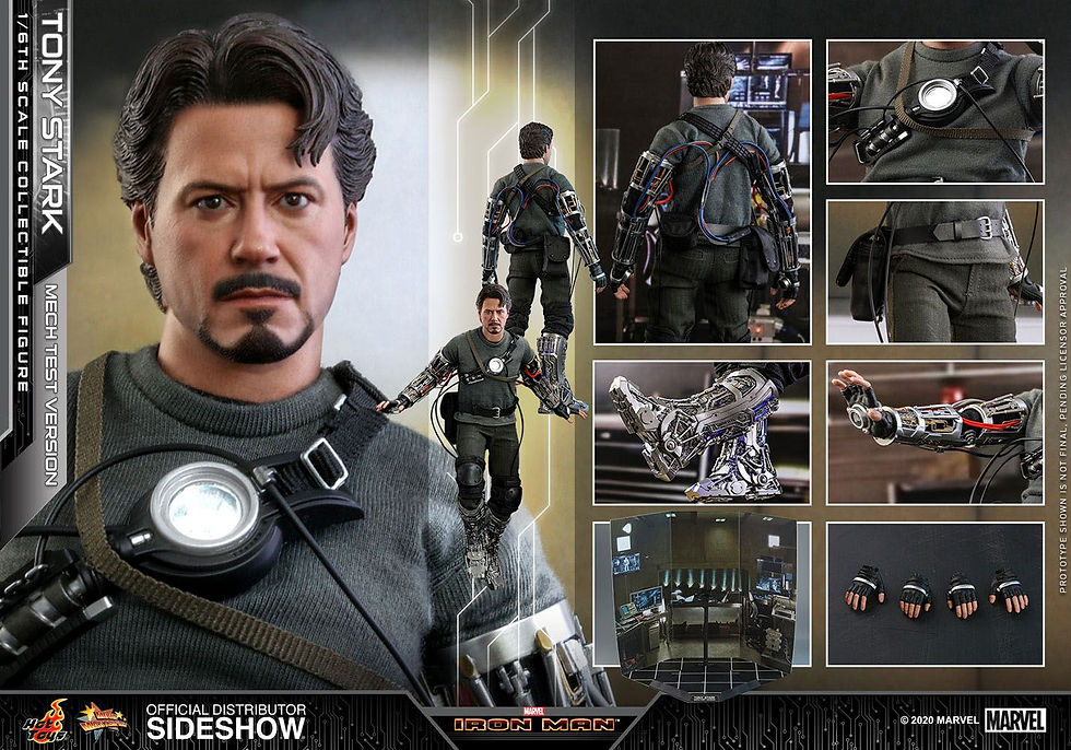 Thumbnail: Iron Man Movie Masterpiece Action Figure 1/6 Tony Stark (Mech Test Version) 30 c