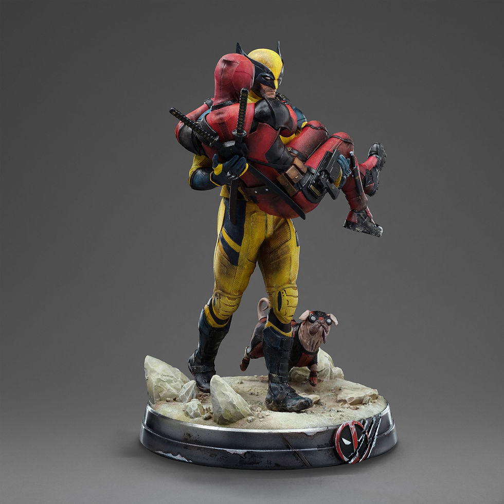 Miniatura: Deadpool Deluxe Art Scale Statue 1/10 Deadpool & Wolverine 21 cm