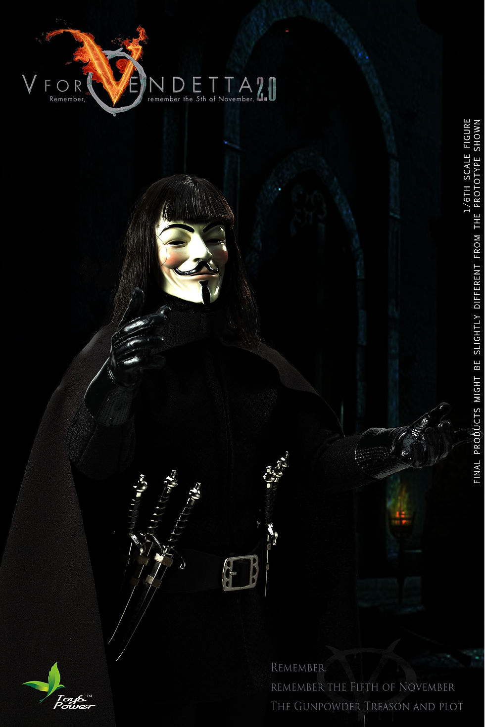 Thumbnail: Toys Power 1/6 V for Vendetta 2.0 CT-013B
