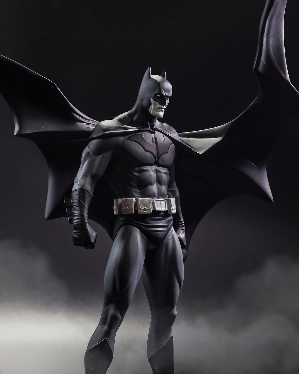 Miniatura: DC Direct Resin Statue Batman Black & White Batman (by Jorge Jimenez) 27 cm