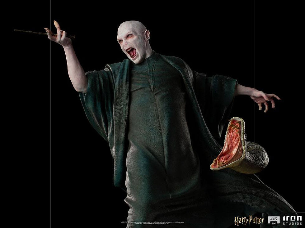 Thumbnail: Harry Potter Legacy Replica Statue 1/4 Voldemort & Nagini by Iron Studios