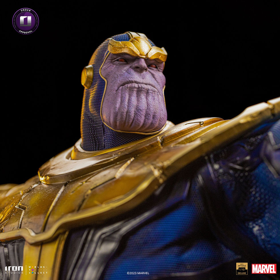 Miniatura: Marvel Deluxe BDS Art Scale Statue 1/10 Thanos Infinity Gaunlet Diorama 42 cm