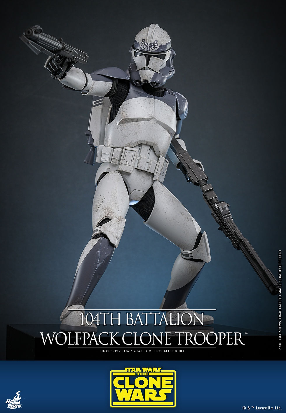 Thumbnail: Star Wars: The Clone Wars 1/6 104th Battalion Wolfpack Clone Trooper  TMS142