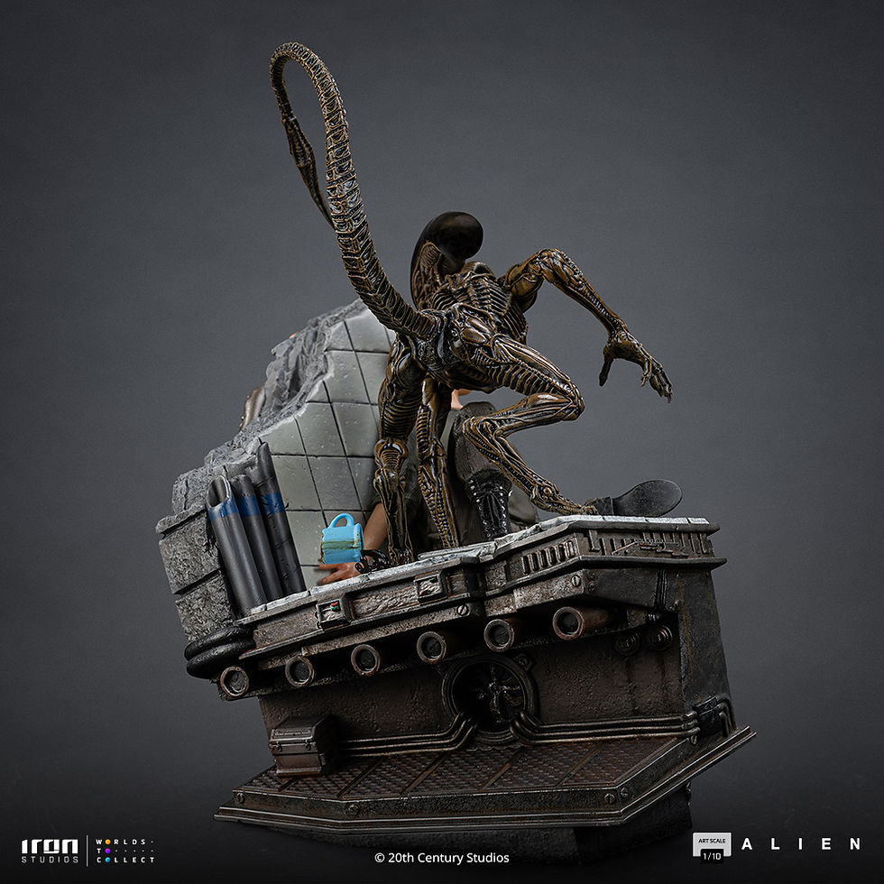 Miniatura: Alien 3 1/10 Ellen Ripley and Dog Alien