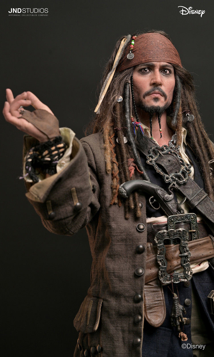 Miniatura: JND Pirates of the Carribean 1/3 Jack & Devy Double Version  HMS-027D