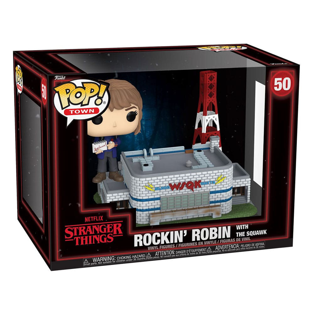Stranger Things POP! Town Vinyl Figures 50 Rockin' Robin with The Squawk 9 cm