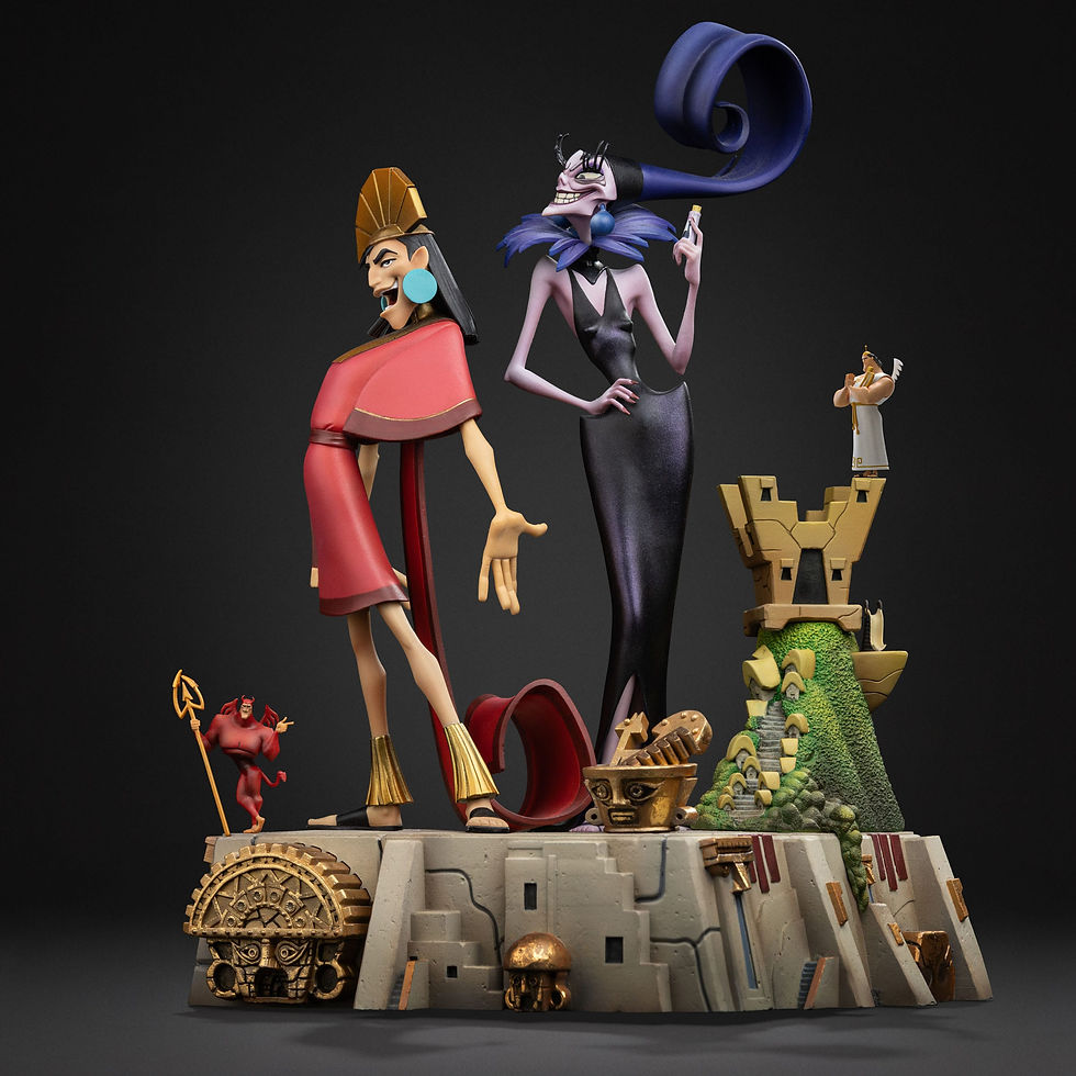 Thumbnail: The Emperor's New Groove Deluxe Art Scale Statue 1/10 Kuzko & Yzma 28 cm