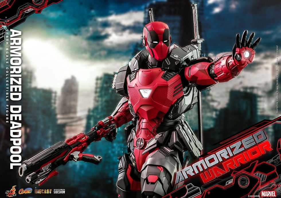 Miniatura: Marvel Comic Masterpiece Action Figure 1/6 Armorized Deadpool 33 cm