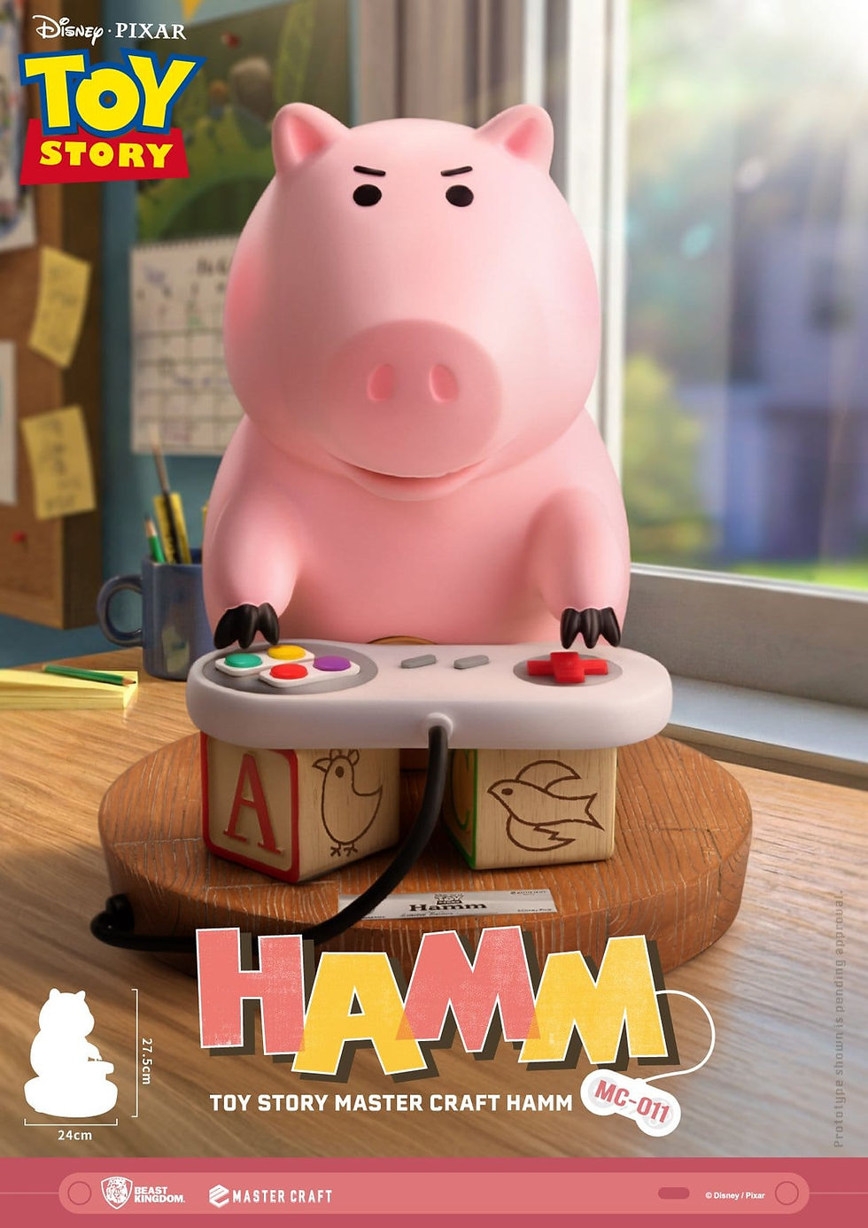 Thumbnail: Toy Story Master Craft Statue Hamm 28 cm