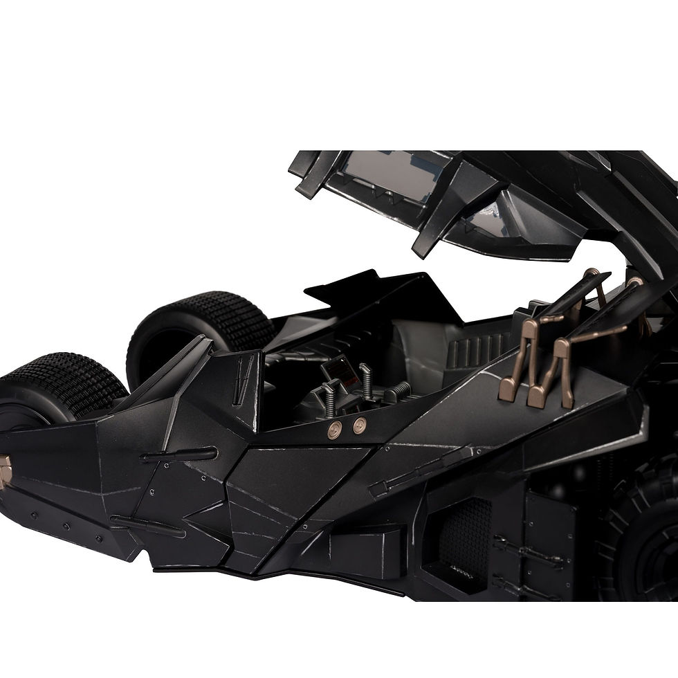 Thumbnail: DC Multiverse Vehicle Tumbler with Lucuis Fox (The Dark Knight) (Gold Label)
