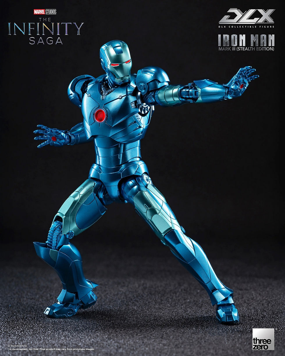 Miniatura: The Infinity Saga 1/12 DLX Iron Man Mark II (Stealth Edition) 17,5 cm 3Z09220C0