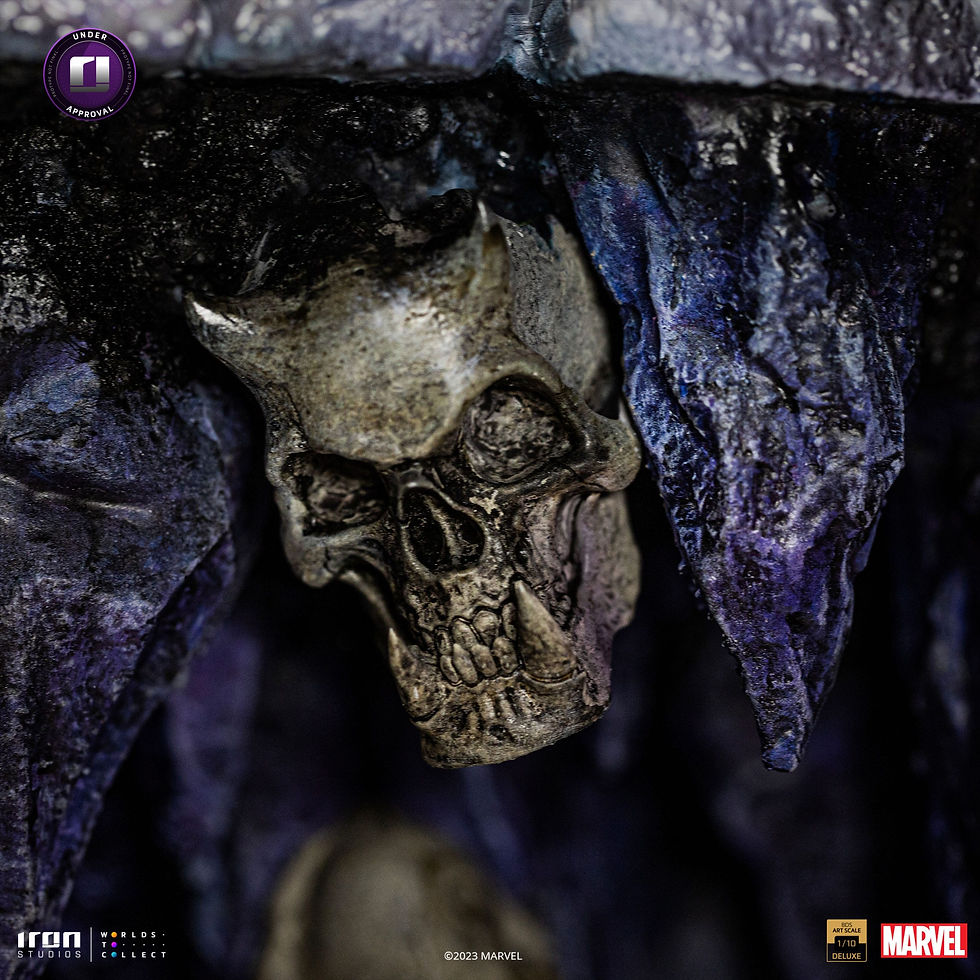 Miniatura: Marvel Deluxe BDS Art Scale Statue 1/10 Thanos Infinity Gaunlet Diorama 42 cm