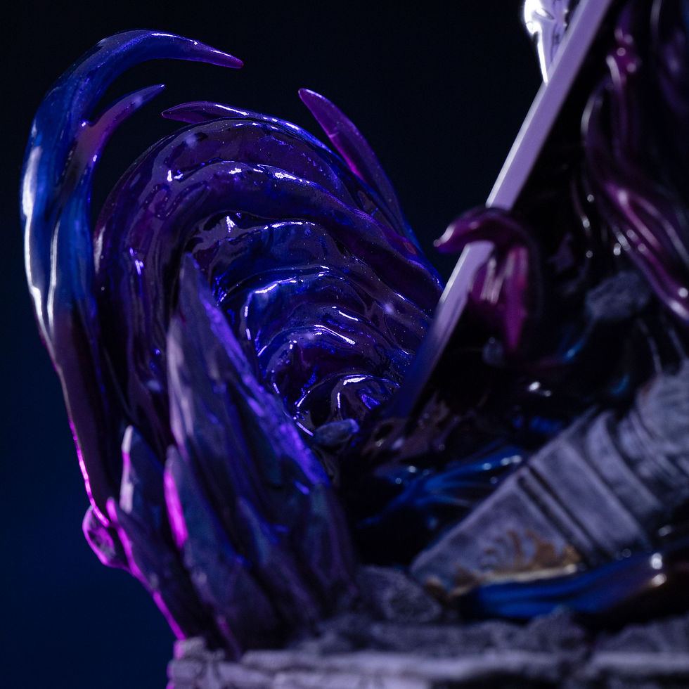 Thumbnail: Marvel Comics Infinity Gauntlet Diorama Art Scale Statue 1/10 Silver Surfer Delu