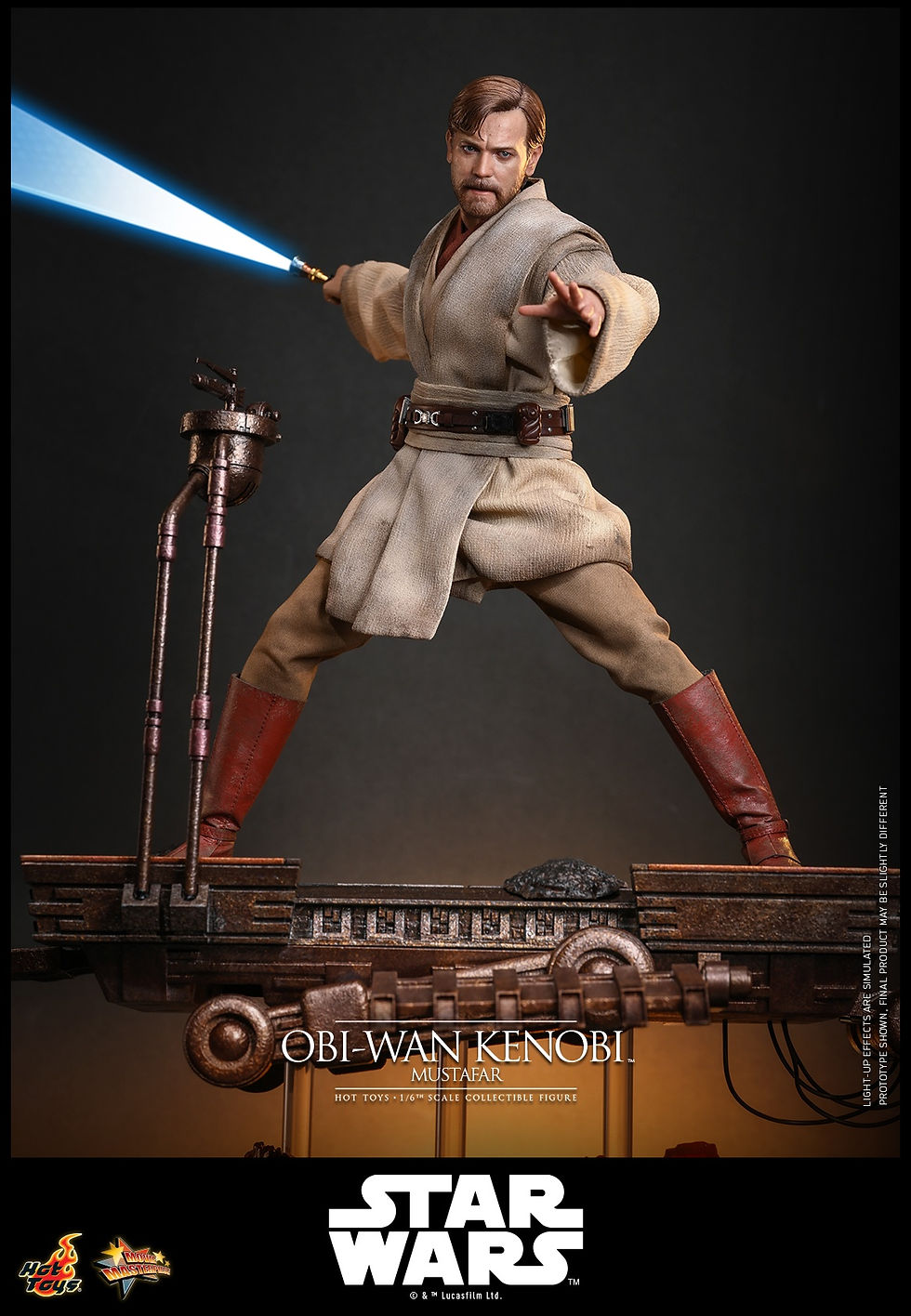 Miniatura: Star Wars 3: Revenge of the Sith 1/6 Obi-Wan Kenobi (Mustafar) MMS843
