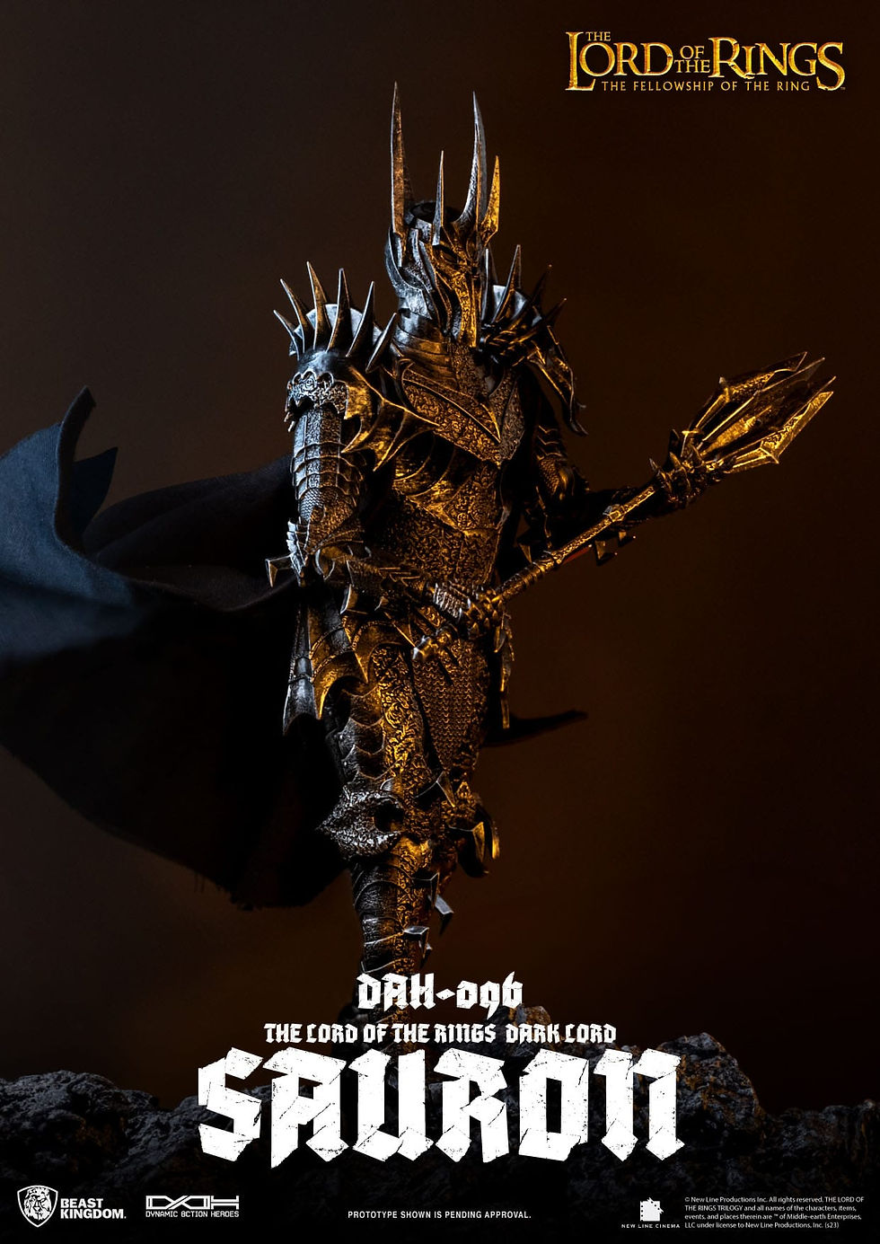 Thumbnail: Lord of the Rings Dynamic 8ction Heroes Action Figure 1/9 Sauron 29 cm