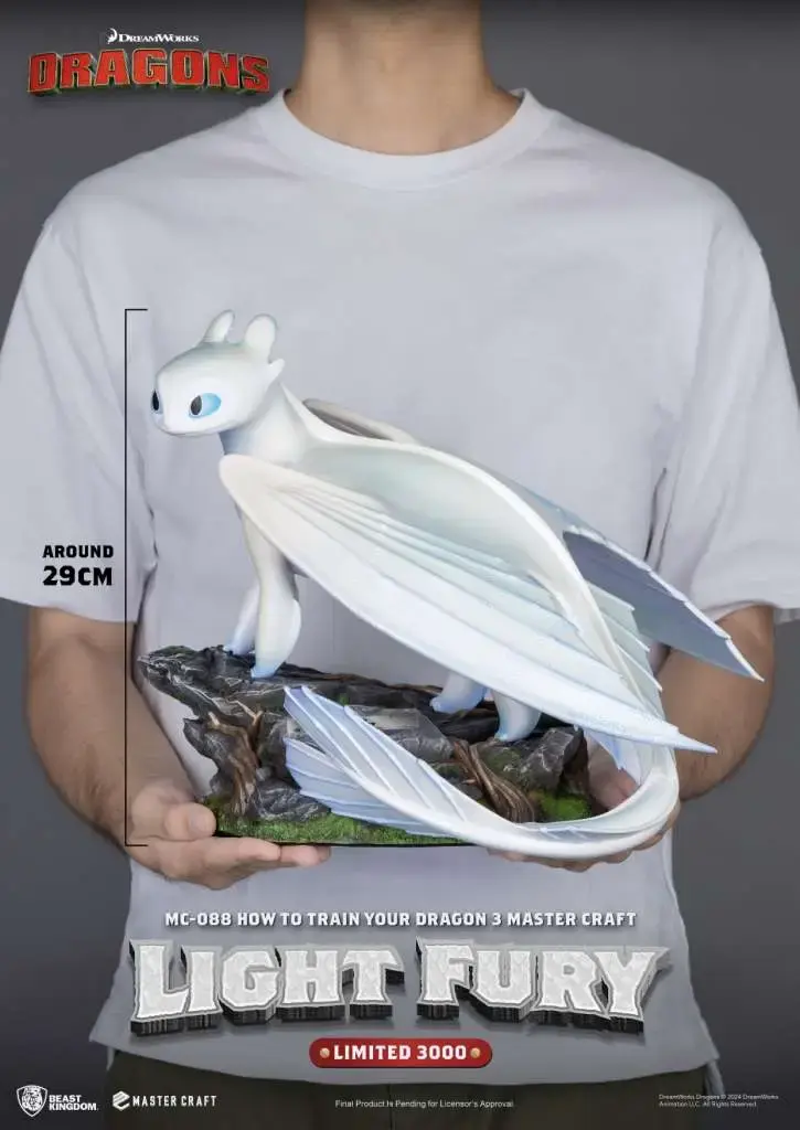 Miniatura: How To Train Your Dragon 3 Light Fury Master Craft Statue 31 cm