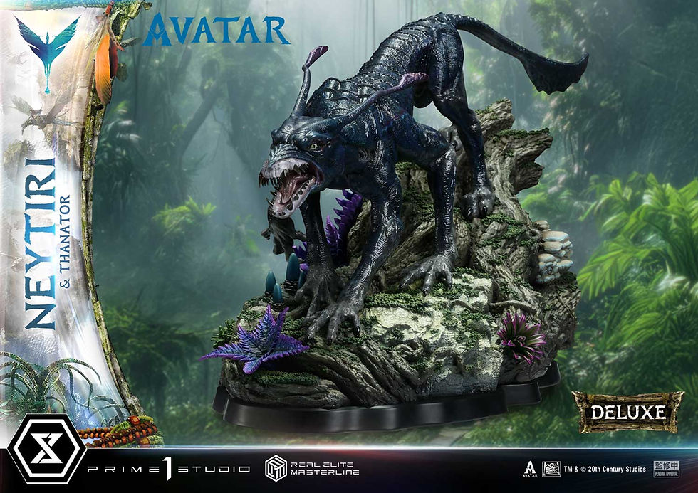 Miniatura: Avatar 1/4 Neytiri & Thanator Deluxe Ver. BONUS  REMAVTR-02DXS