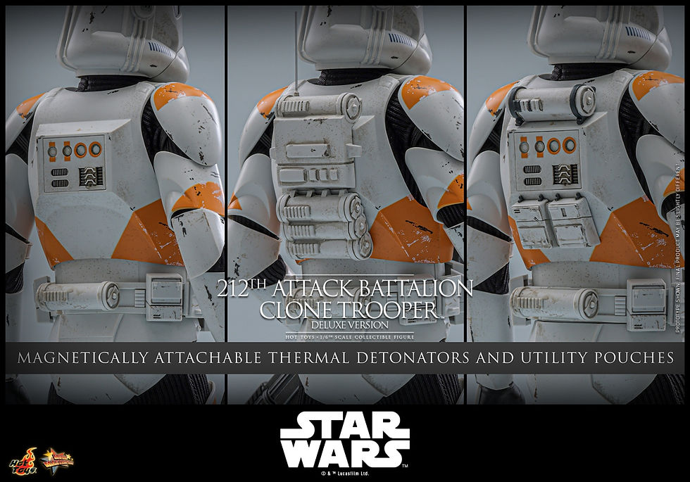 Miniatura: Star Wars: Revenge of the Sith 1/6 212° Attack Battalion Clone Trooper DX MMS852