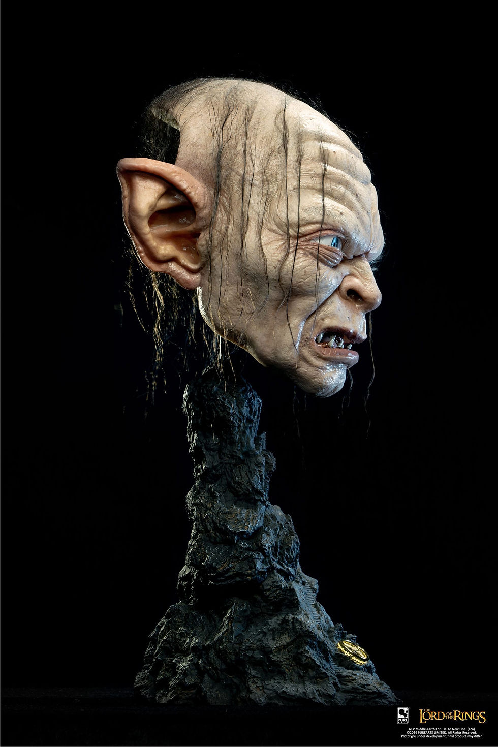 Thumbnail: Lord of the Rings Replica 1/1 Scale Art Mask Gollum 47 cm