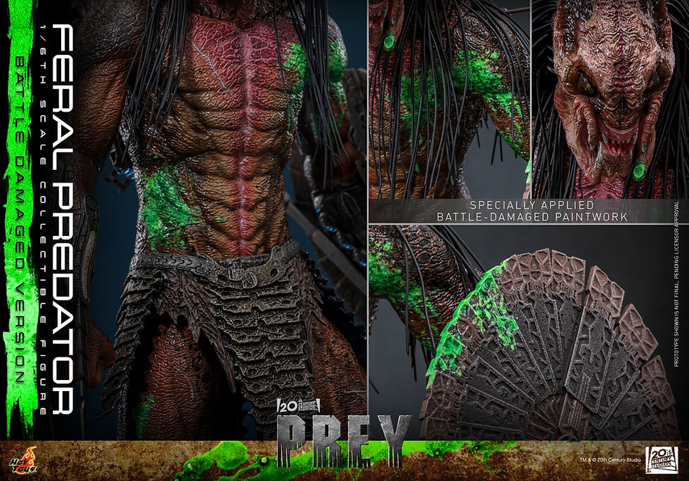 Thumbnail: Predator: Prey (2022) 1/6 Feral Predator (Battle Damage Ver.) TMS173