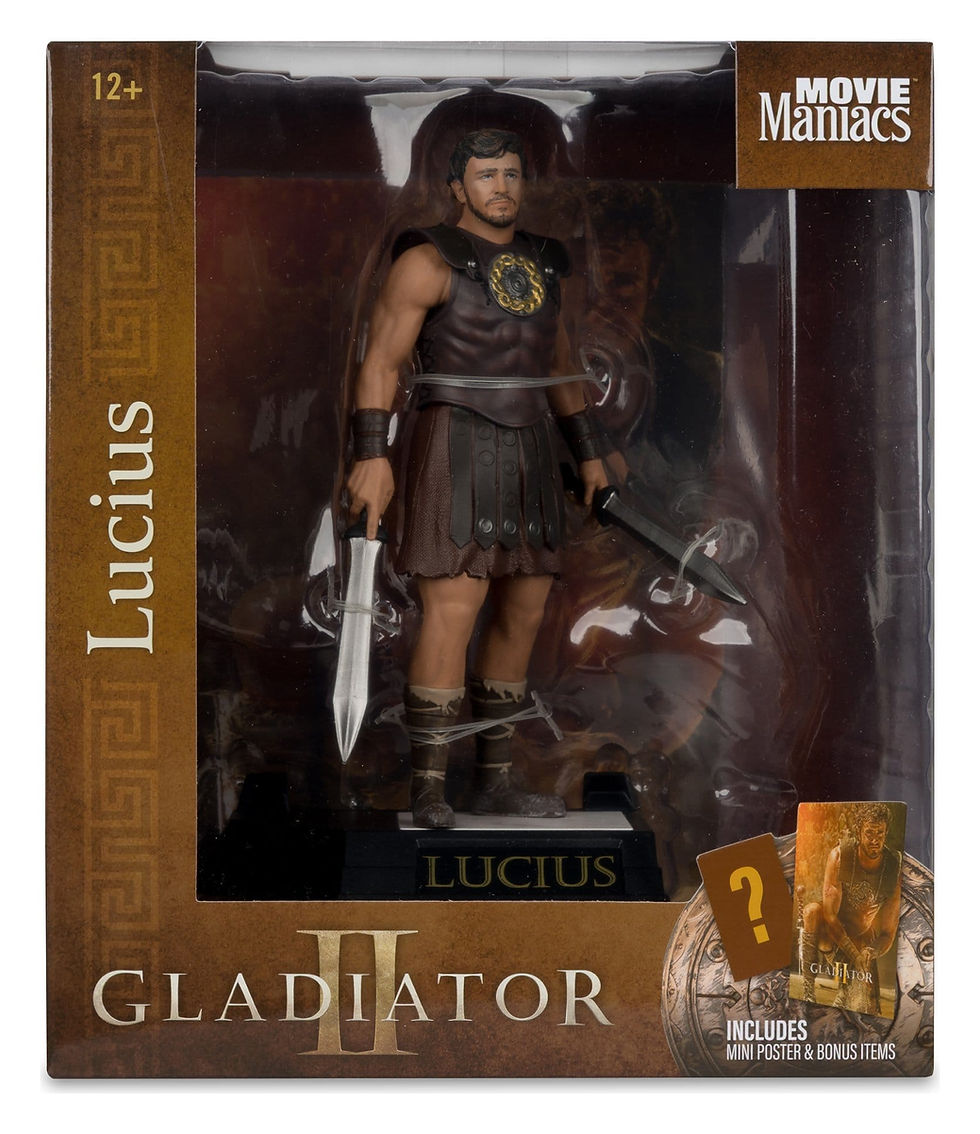 Thumbnail: Gladiator II Movie Maniacs Action Figure Lucius 16 cm
