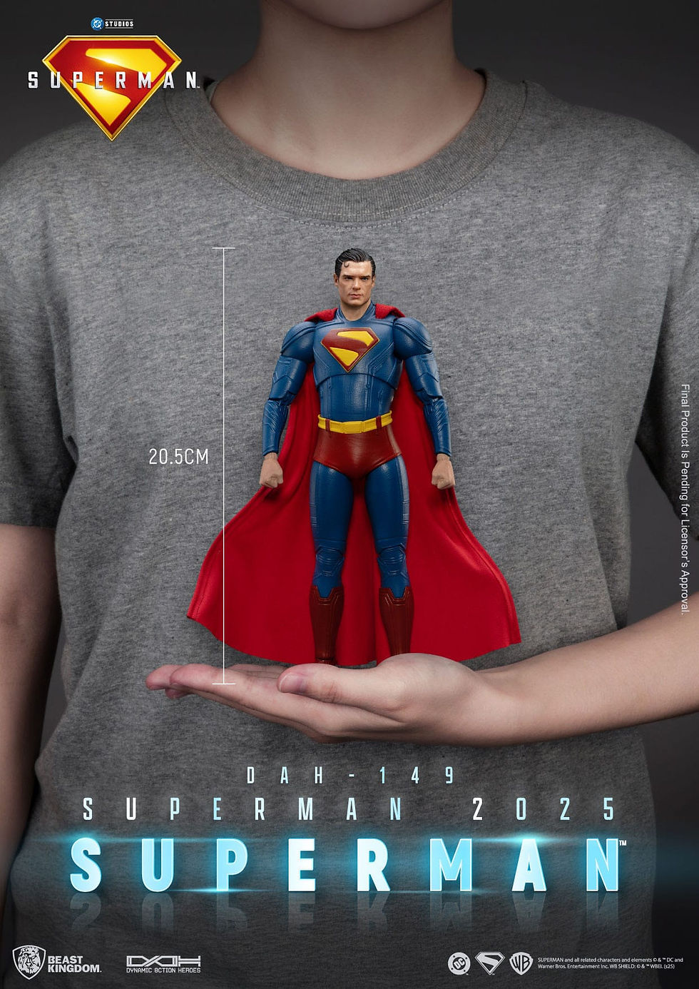 Thumbnail: Superman (2025) Action Figure Superman & Krypto 21 cm