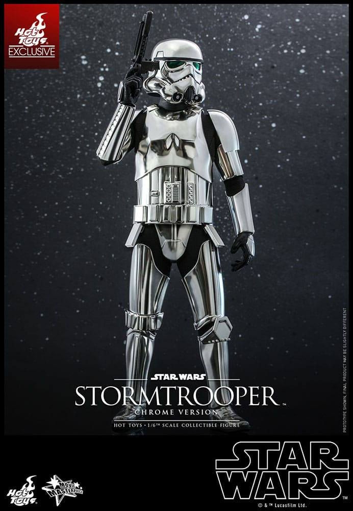 Thumbnail: Star Wars Movie Masterpiece  1/6 Stormtrooper (Chrome Version) MMS615