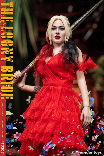 Thunder Toys 1/6 The Loony Bride TD2031 - Harley Quinn | Movie Toys