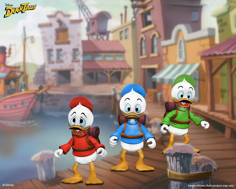 Thumbnail: DuckTales Ultimate Action Figures 3-Pack Huey, Dewey, and Louie 18 cm