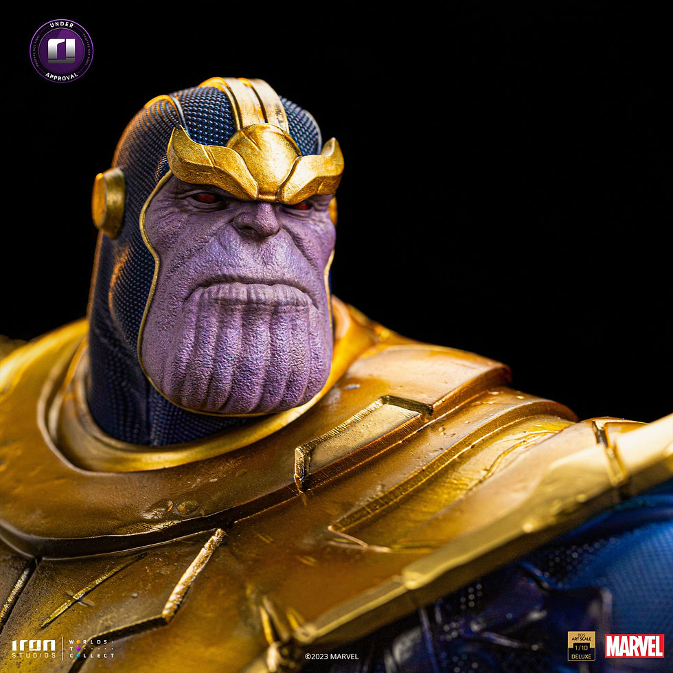 Miniatura: Marvel Deluxe BDS Art Scale Statue 1/10 Thanos Infinity Gaunlet Diorama 42 cm