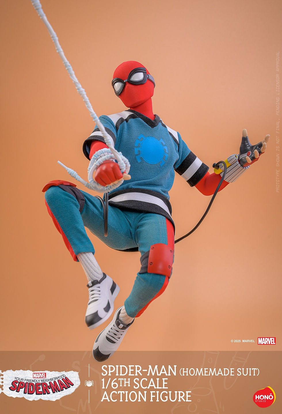 Miniatura: HONO Marvel Comics Your Friendly Nighborhood 1/6 Spider-Man Homemade Suit HS07