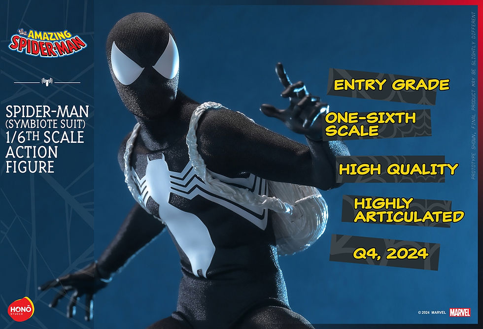 Miniatura: HONO STUDIO Marvel Comics ''Spider-Man'' 1/6 Spider-man (tuta simbionte)