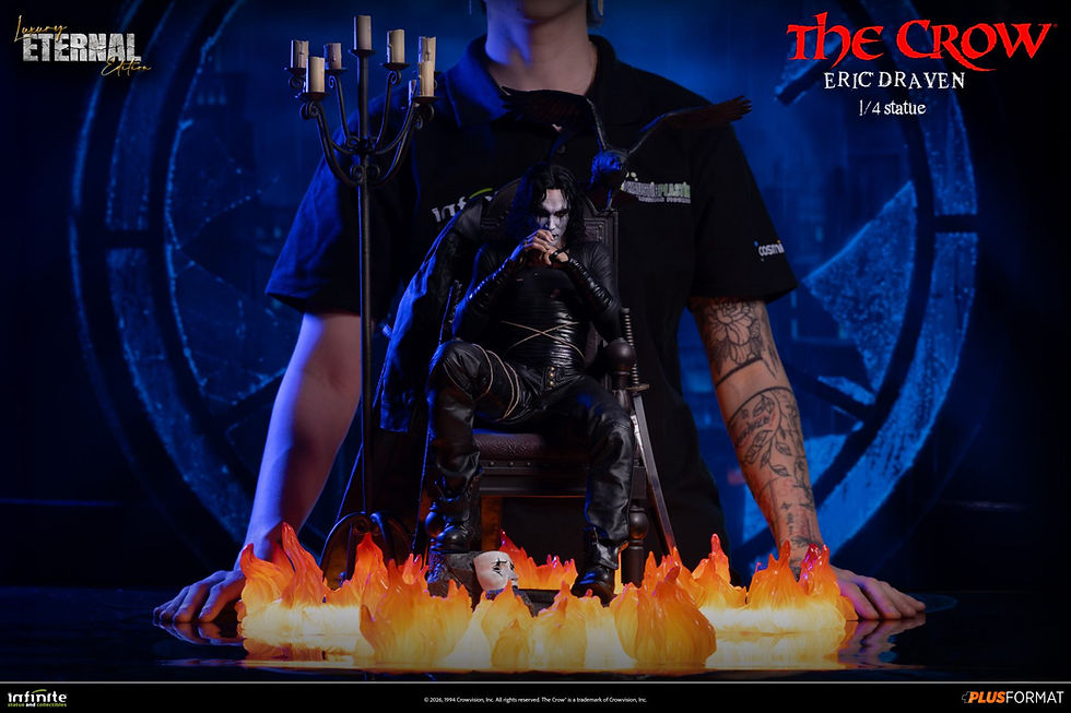 Miniatura: The Crow Eric Draven Luxury Eternal Edition 1/4 Plus Format Statue