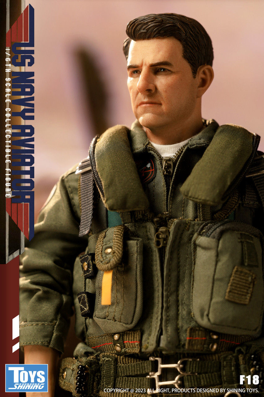 Miniatura: Top Gun F18 US Navy Aviator 1/6 Maverick