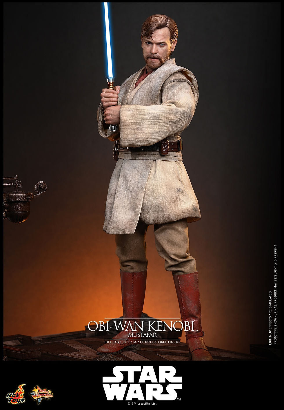 Miniatura: Star Wars 3: Revenge of the Sith 1/6 Obi-Wan Kenobi (Mustafar) MMS843
