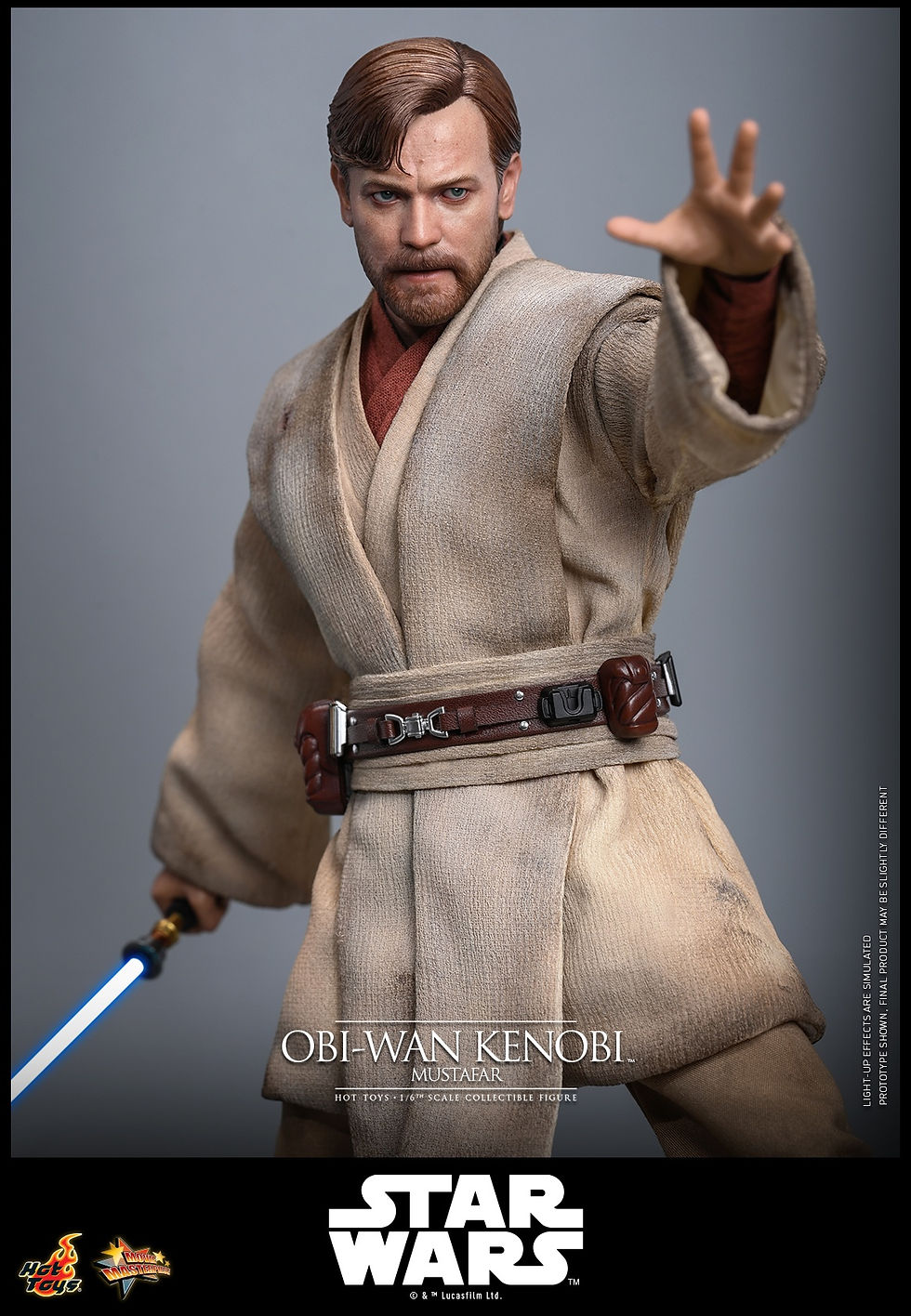 Miniatura: Star Wars 3: Revenge of the Sith 1/6 Obi-Wan Kenobi (Mustafar) MMS843